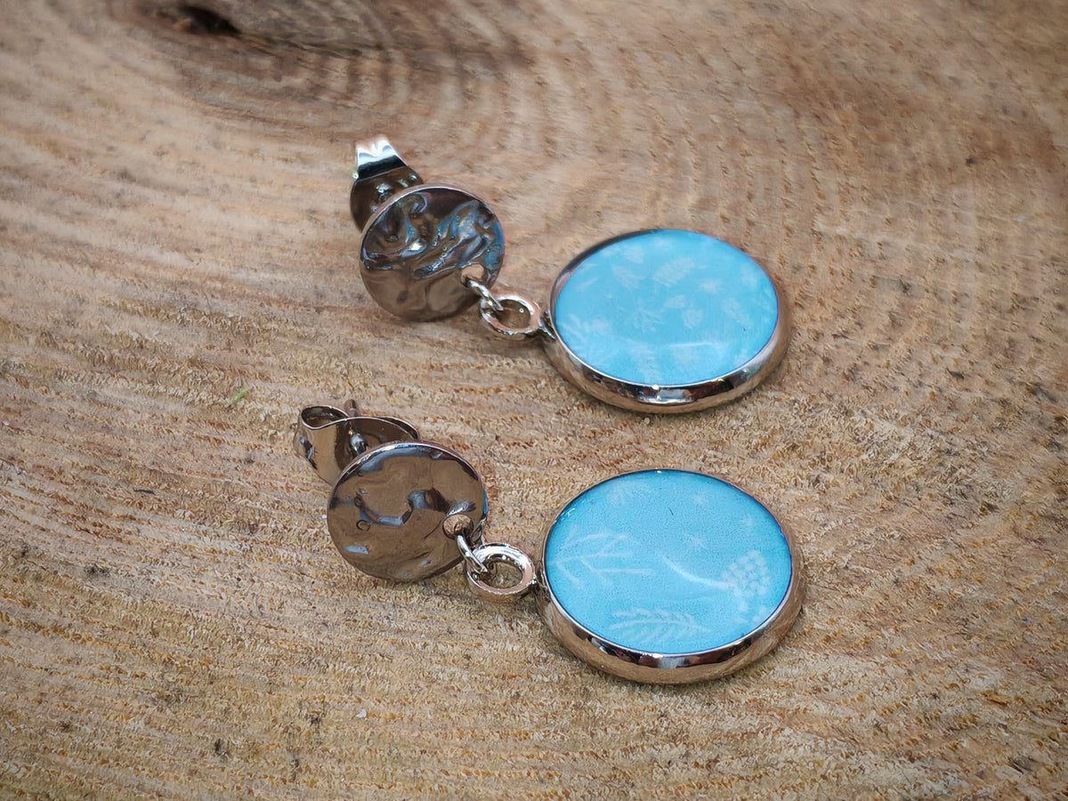 Boucles d’oreilles – Reflets givrés