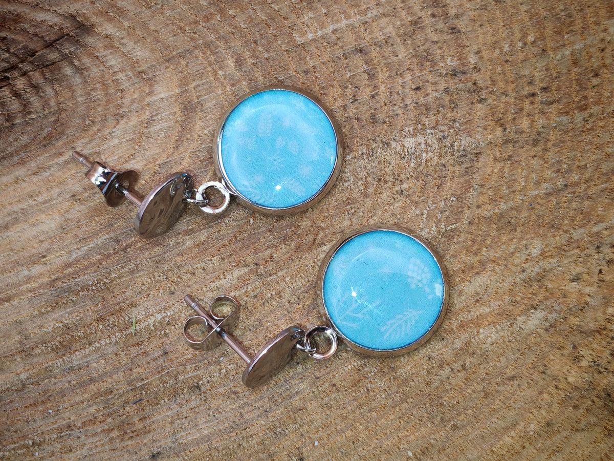 Boucles d’oreilles – Reflets givrés