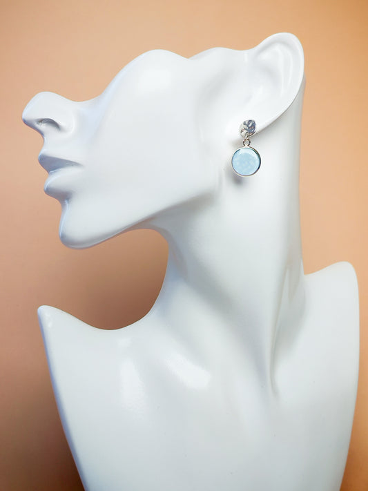 Boucles d’oreilles – Reflets givrés