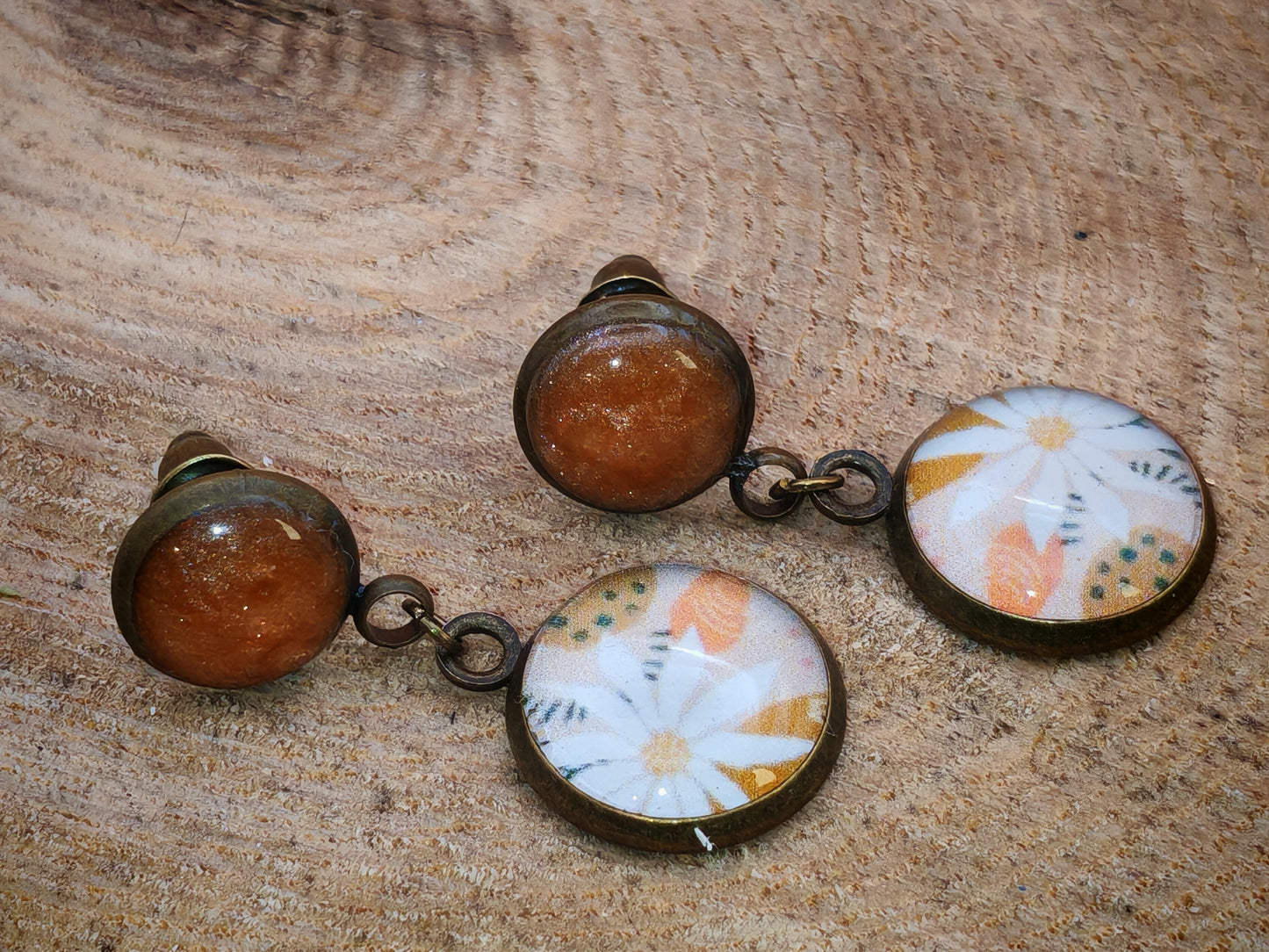 Boucles d’oreilles – Soleil d’été