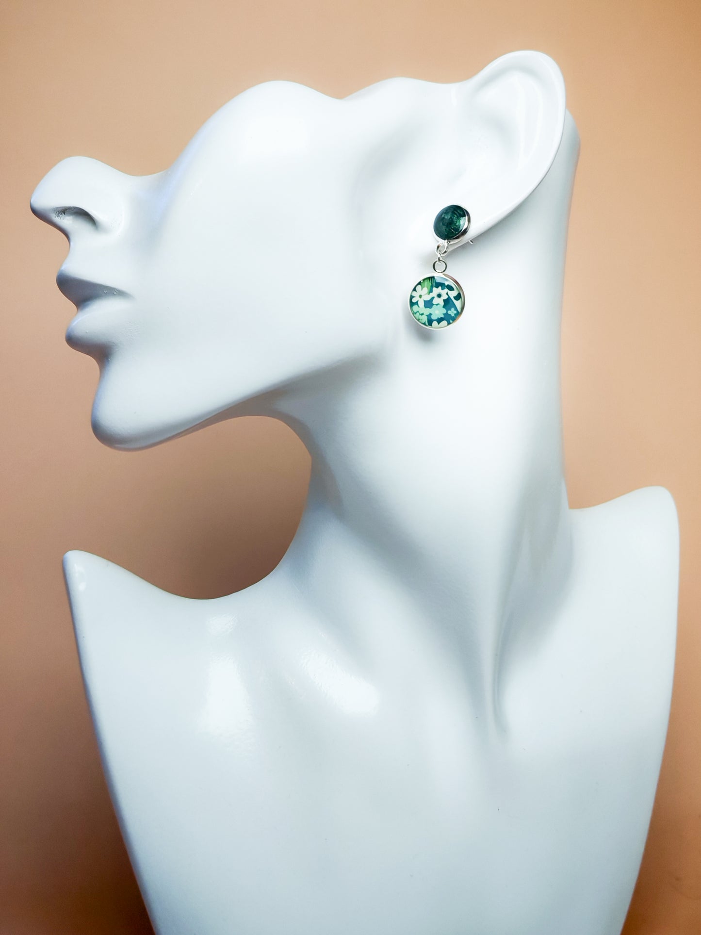 Boucles d’oreilles – Jardin d’émeraude