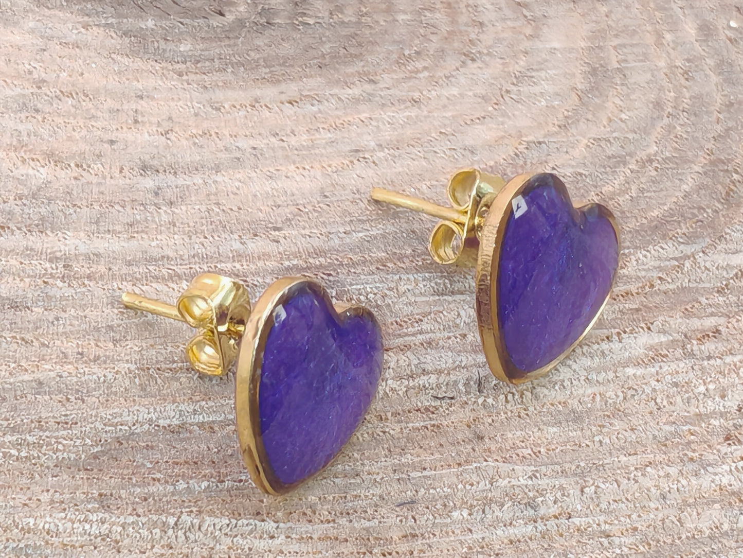 Clous d’oreilles – Cœurs scintillants