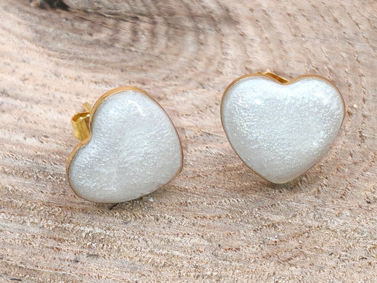 Clous d’oreilles – Cœurs scintillants