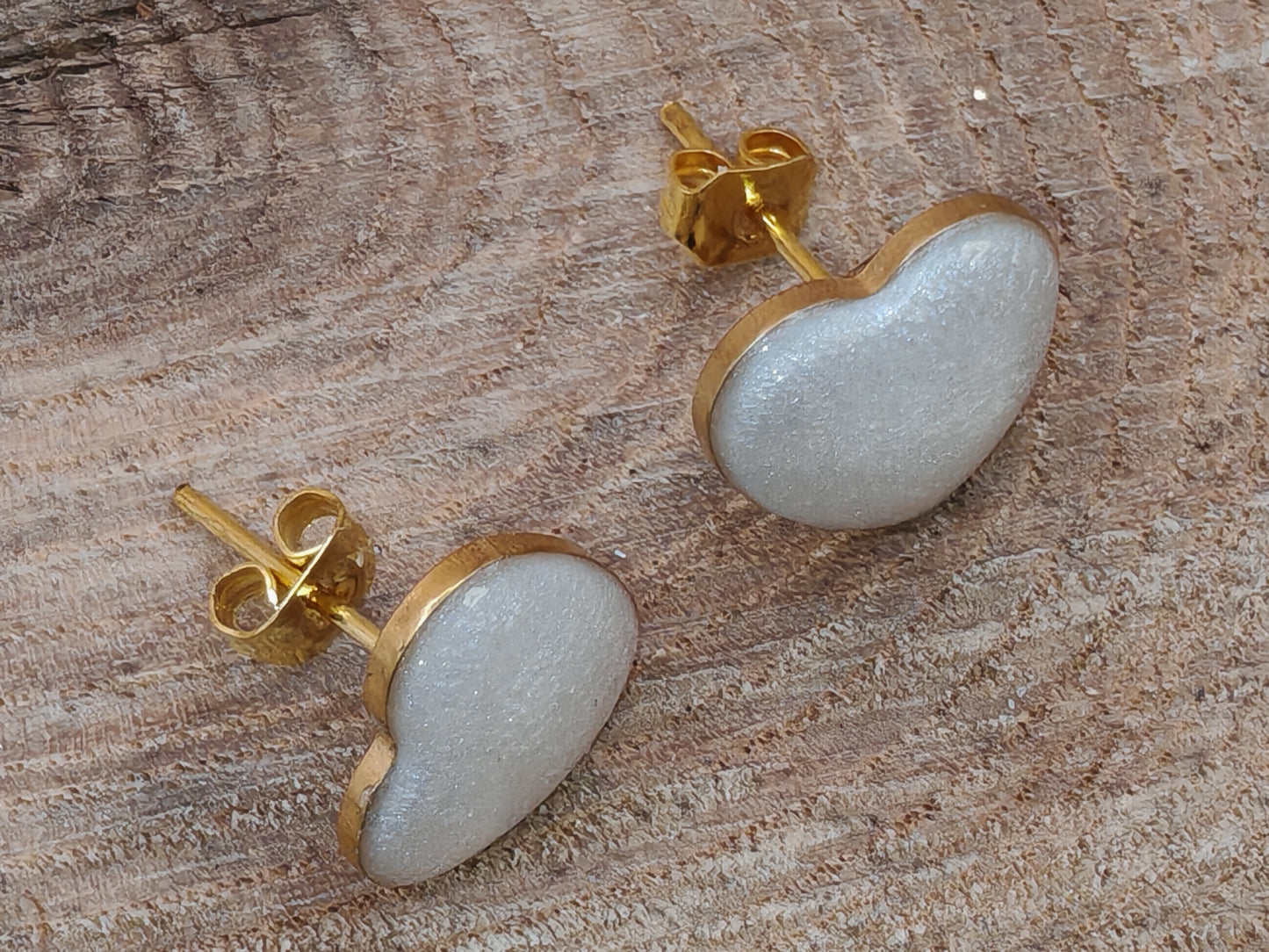 Clous d’oreilles – Cœurs scintillants