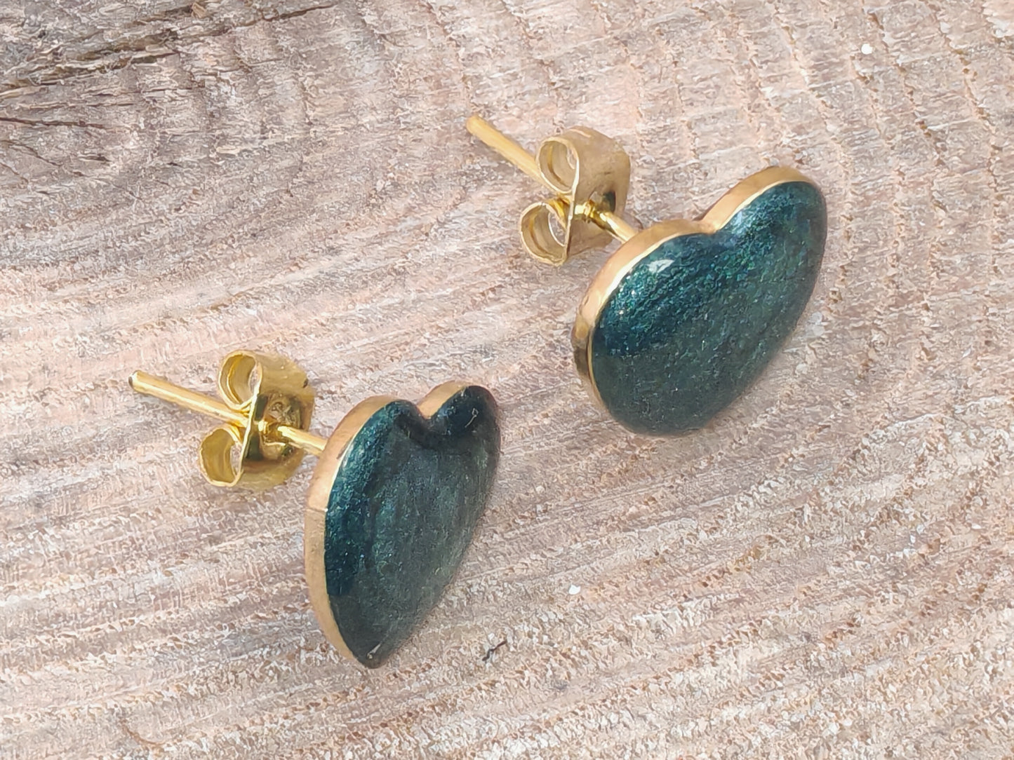 Clous d’oreilles – Cœurs scintillants