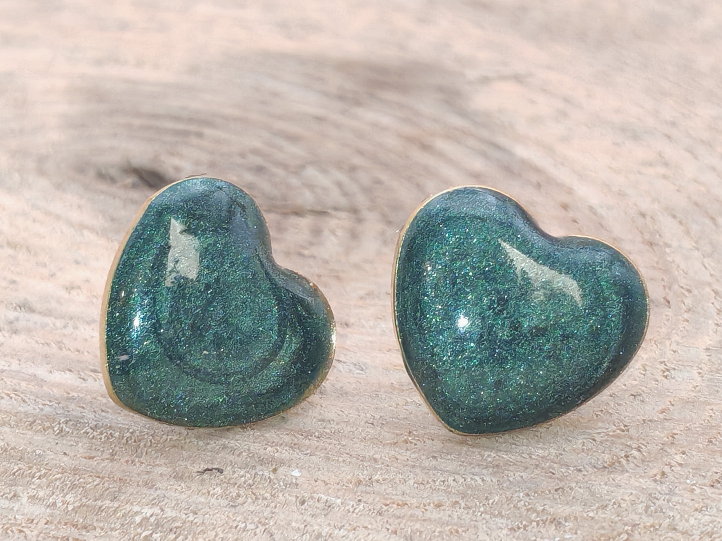 Clous d’oreilles – Cœurs scintillants