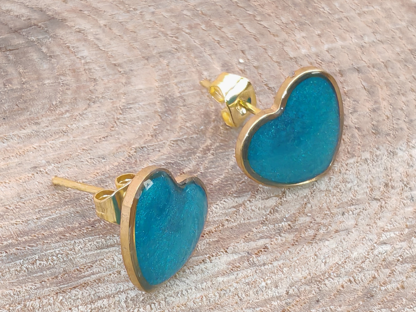 Clous d’oreilles – Cœurs scintillants