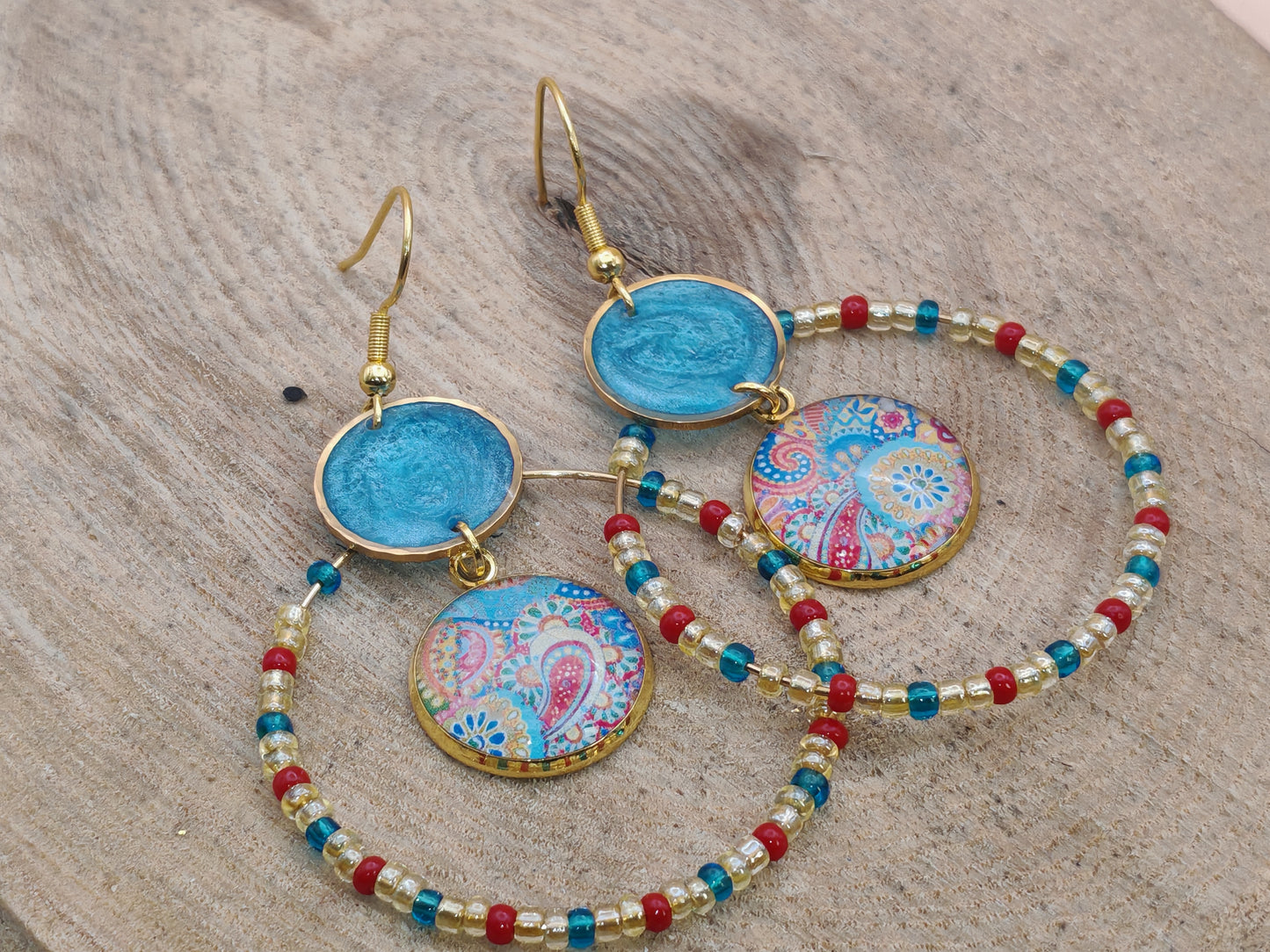 Boucles d’oreilles – Reflets d’Azur