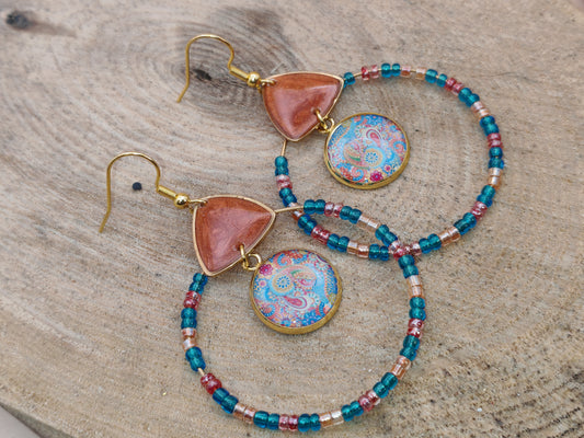 Boucles d’oreilles – Carnaval d’Été