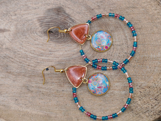 Boucles d’oreilles – Carnaval d’Été