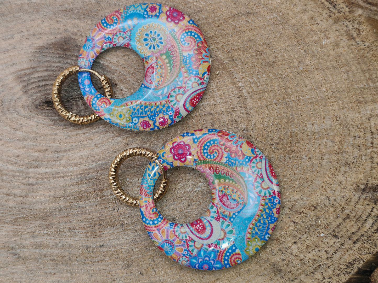 Boucles d’oreilles / Pampilles – Spirales d’Orient