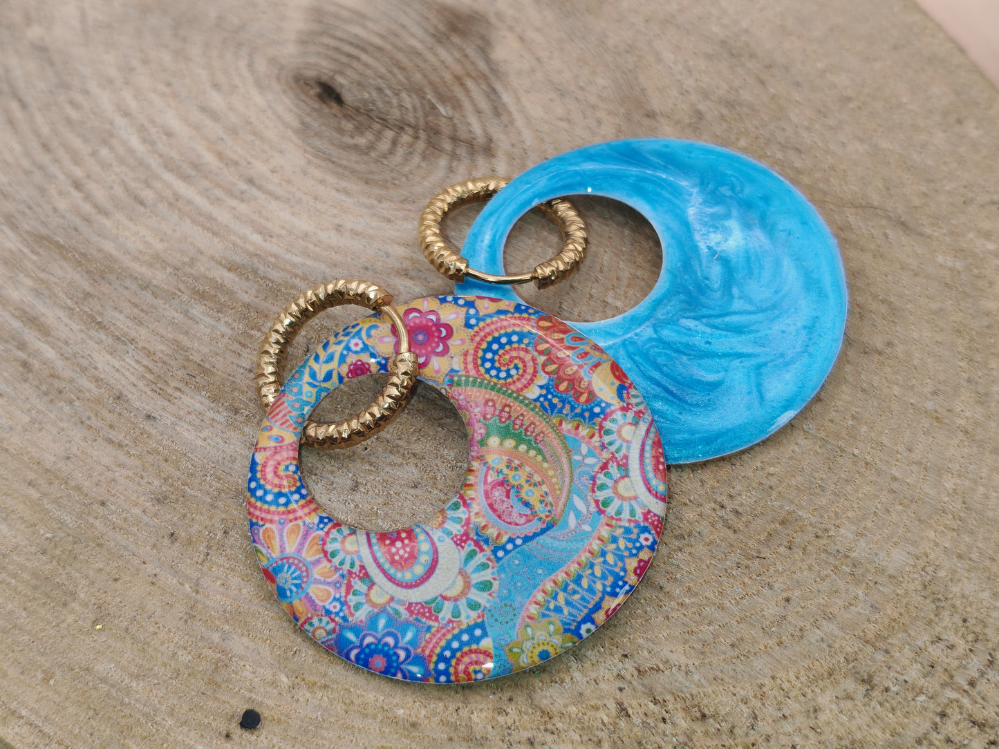 Boucles d’oreilles / Pampilles – Spirales d’Orient