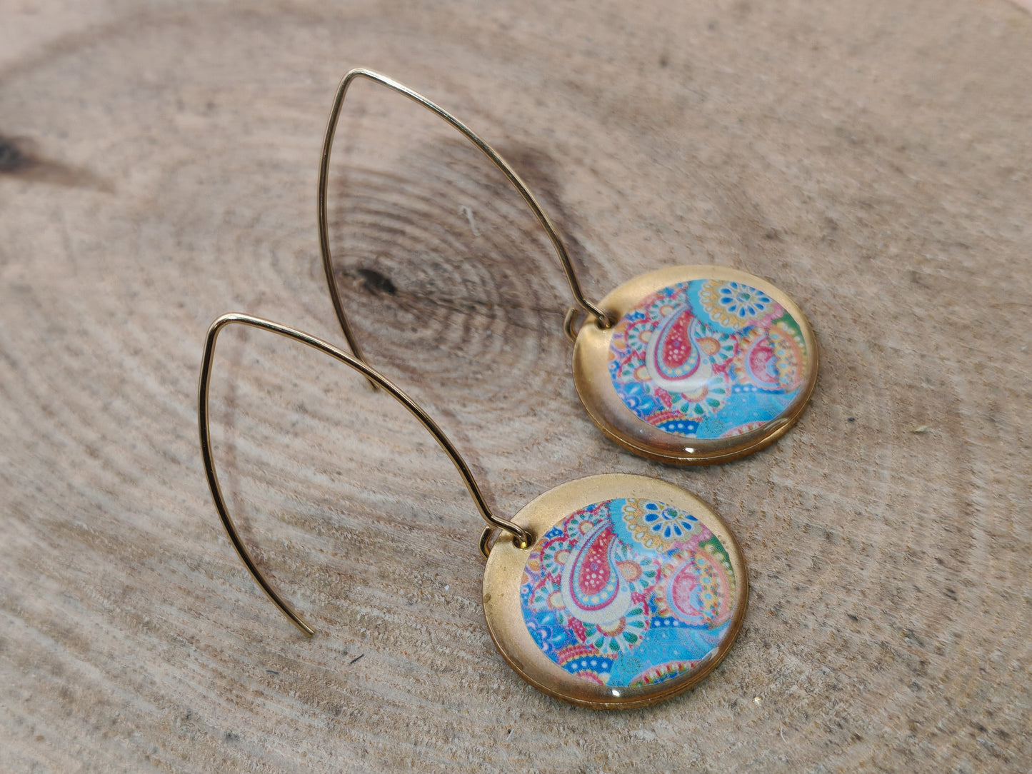 Boucles d’oreilles – Arabesques d’Azur
