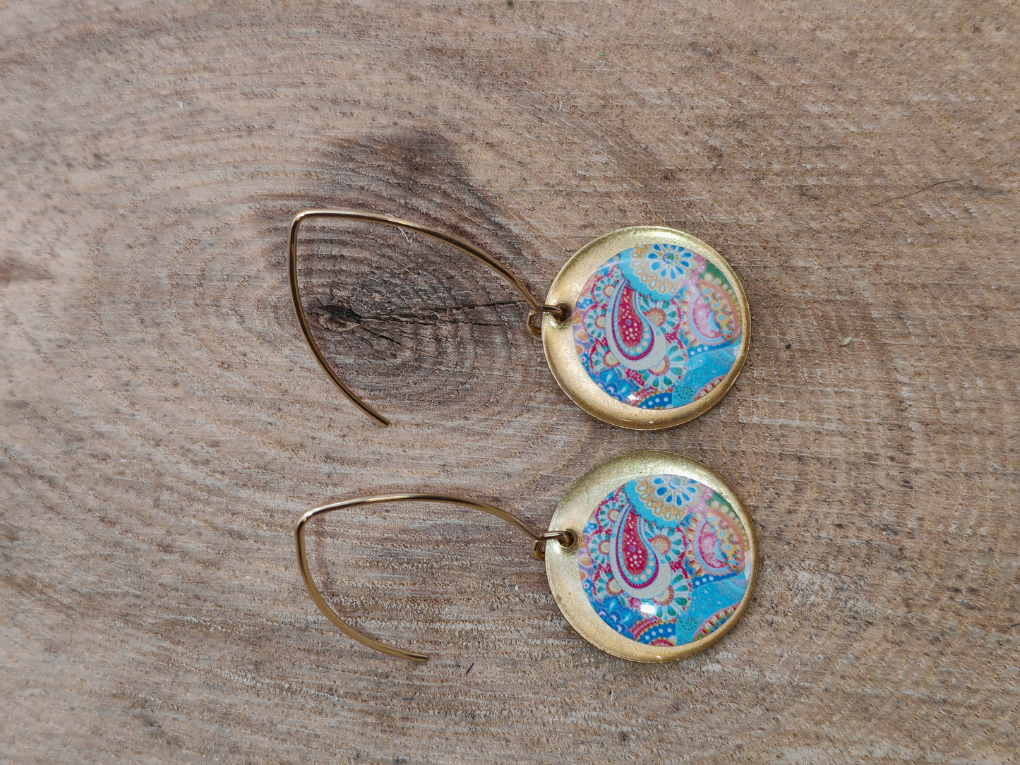 Boucles d’oreilles – Arabesques d’Azur