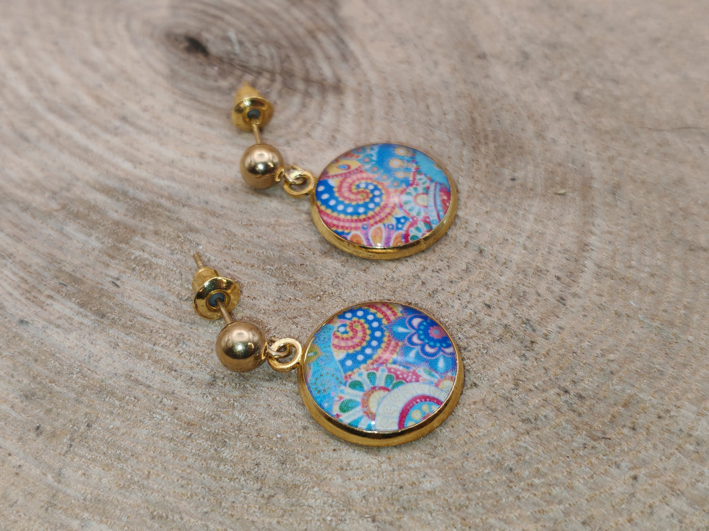 Boucles d’oreilles – Spirales d’Orient