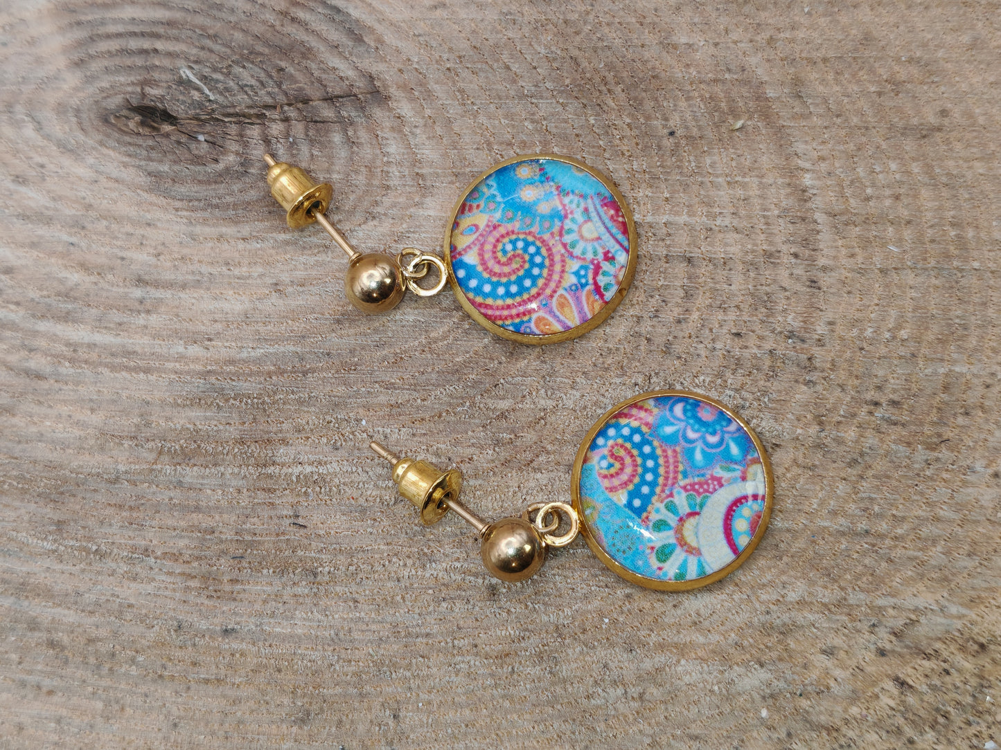 Boucles d’oreilles – Spirales d’Orient