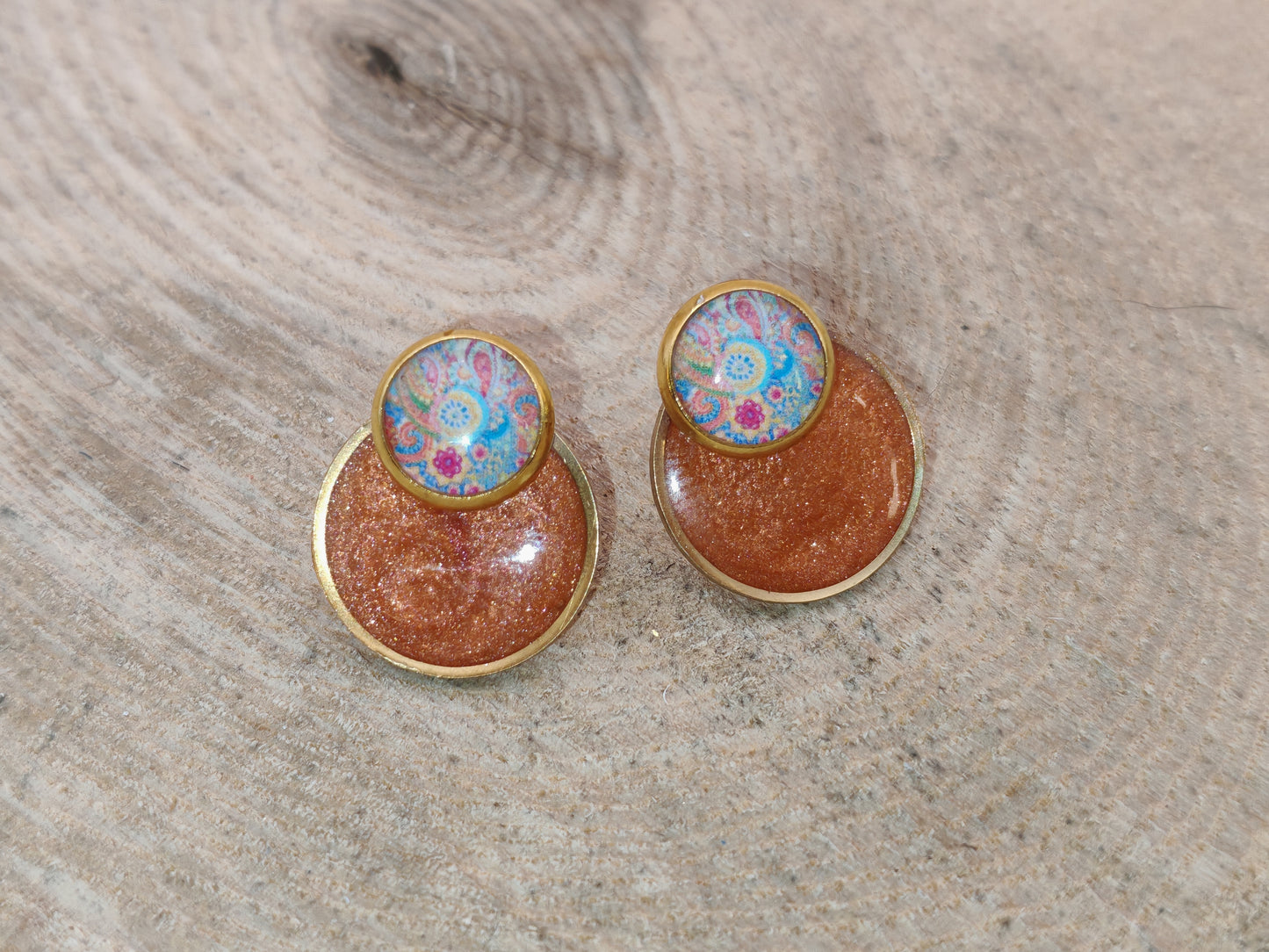 Boucles d’oreilles – Soleil Cachemire