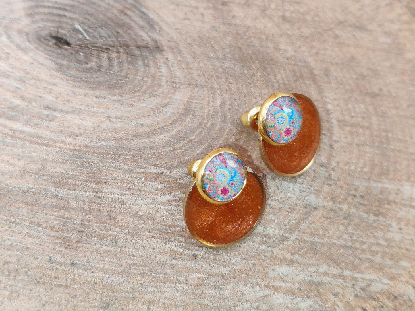 Boucles d’oreilles – Soleil Cachemire