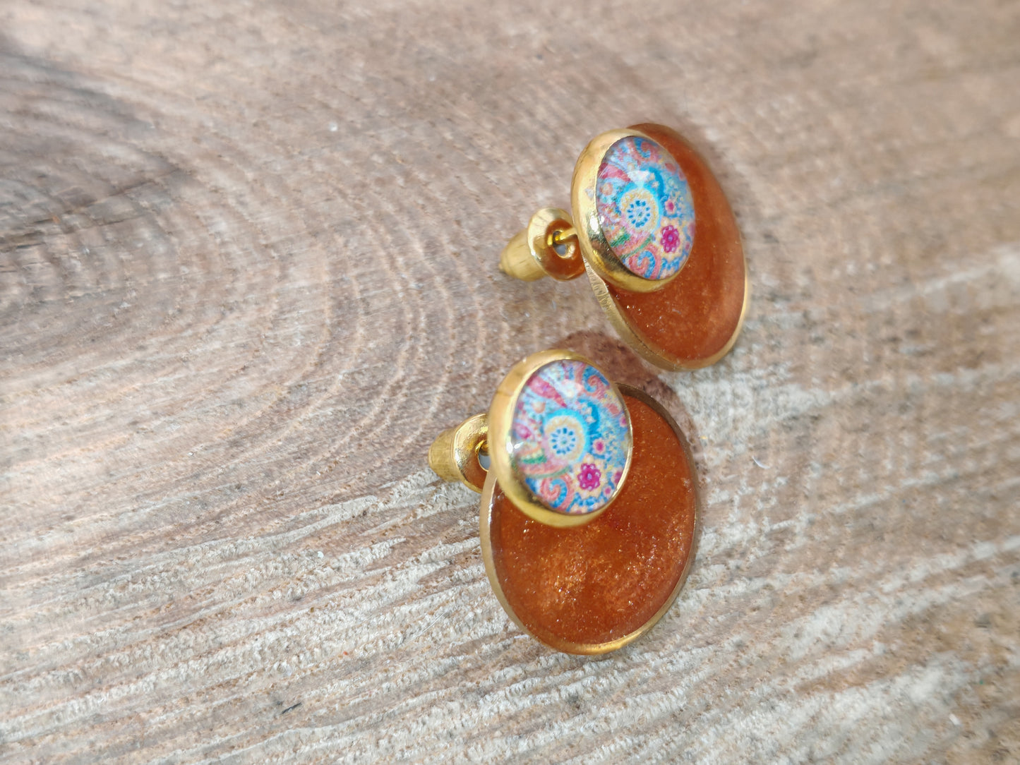 Boucles d’oreilles – Soleil Cachemire