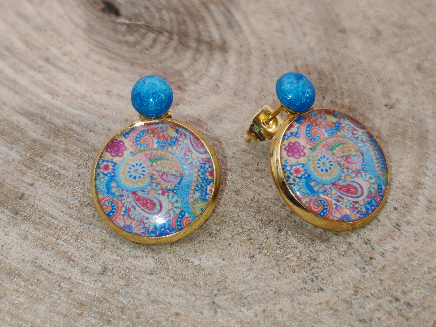 Boucles d’oreilles – Ciel Cachemire