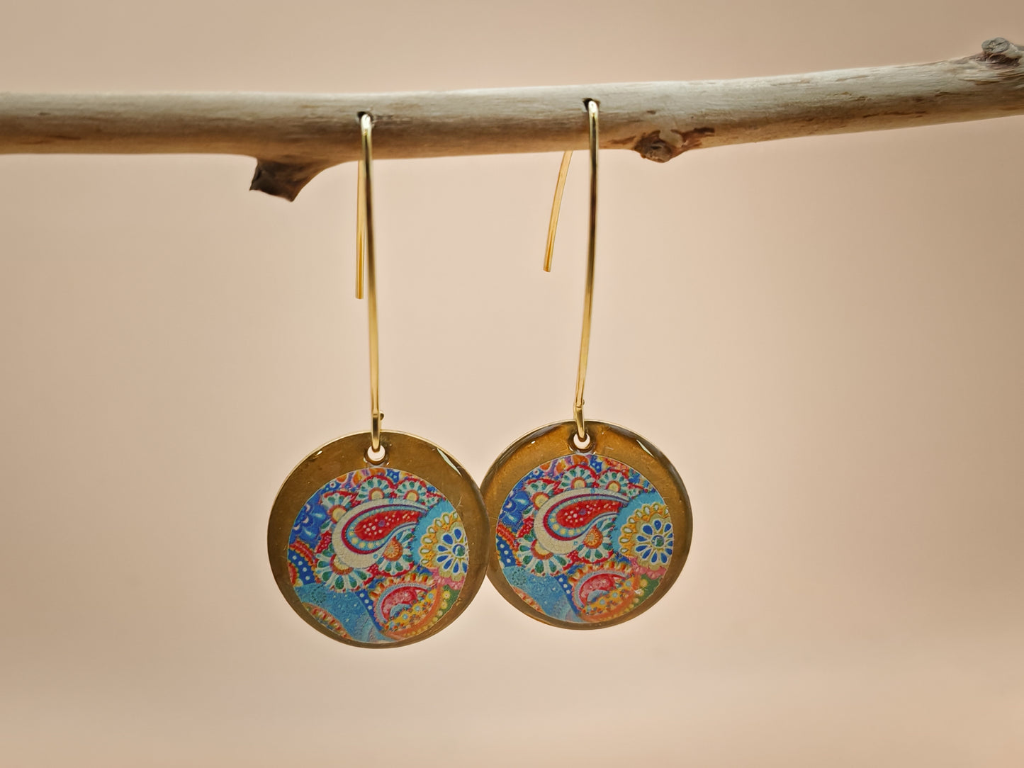 Boucles d’oreilles – Arabesques d’Azur