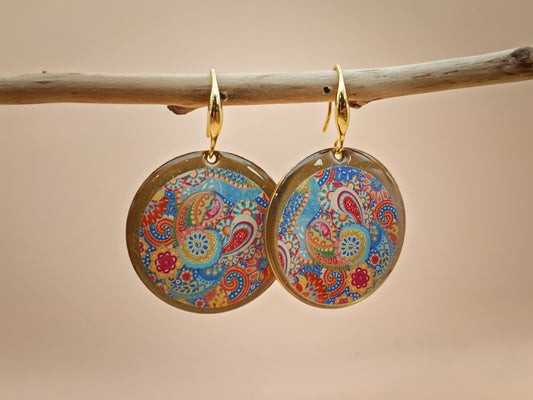 Boucles d’oreilles – Jardin Bohème