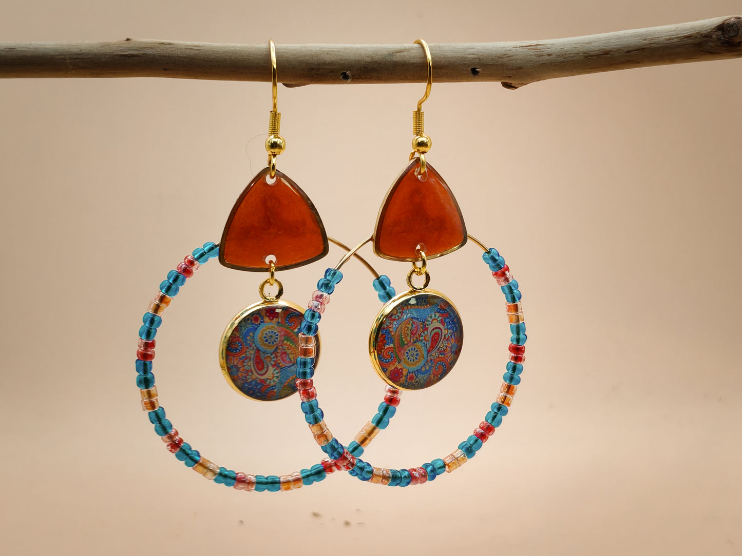 Boucles d’oreilles – Carnaval d’Été