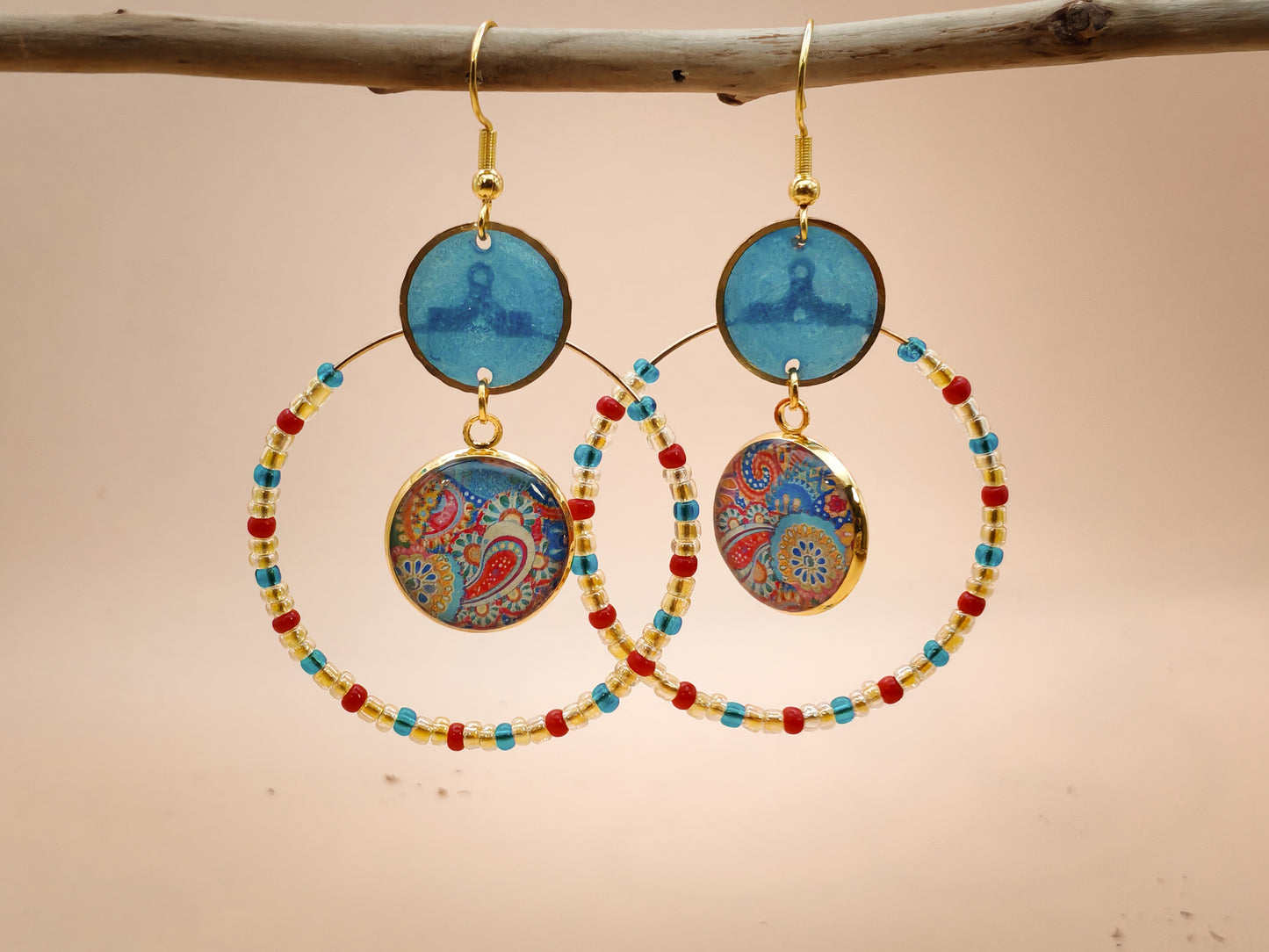 Boucles d’oreilles – Reflets d’Azur