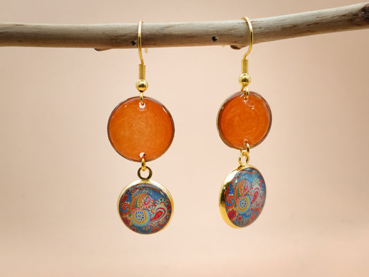 Boucles d’oreilles – Duo Solaire