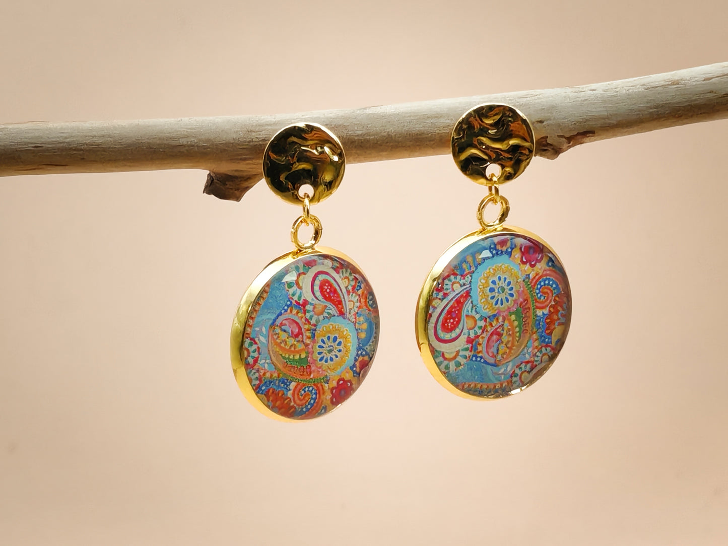 Boucles d’oreilles – Reflets d’Orient