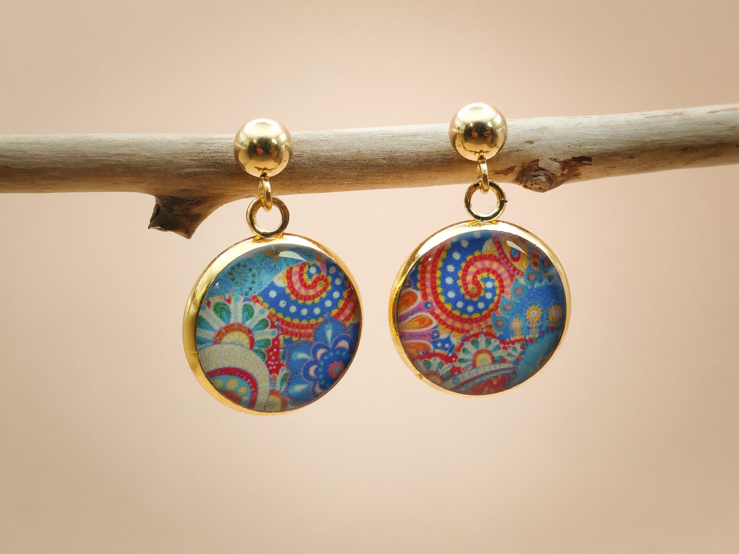 Boucles d’oreilles – Spirales d’Orient