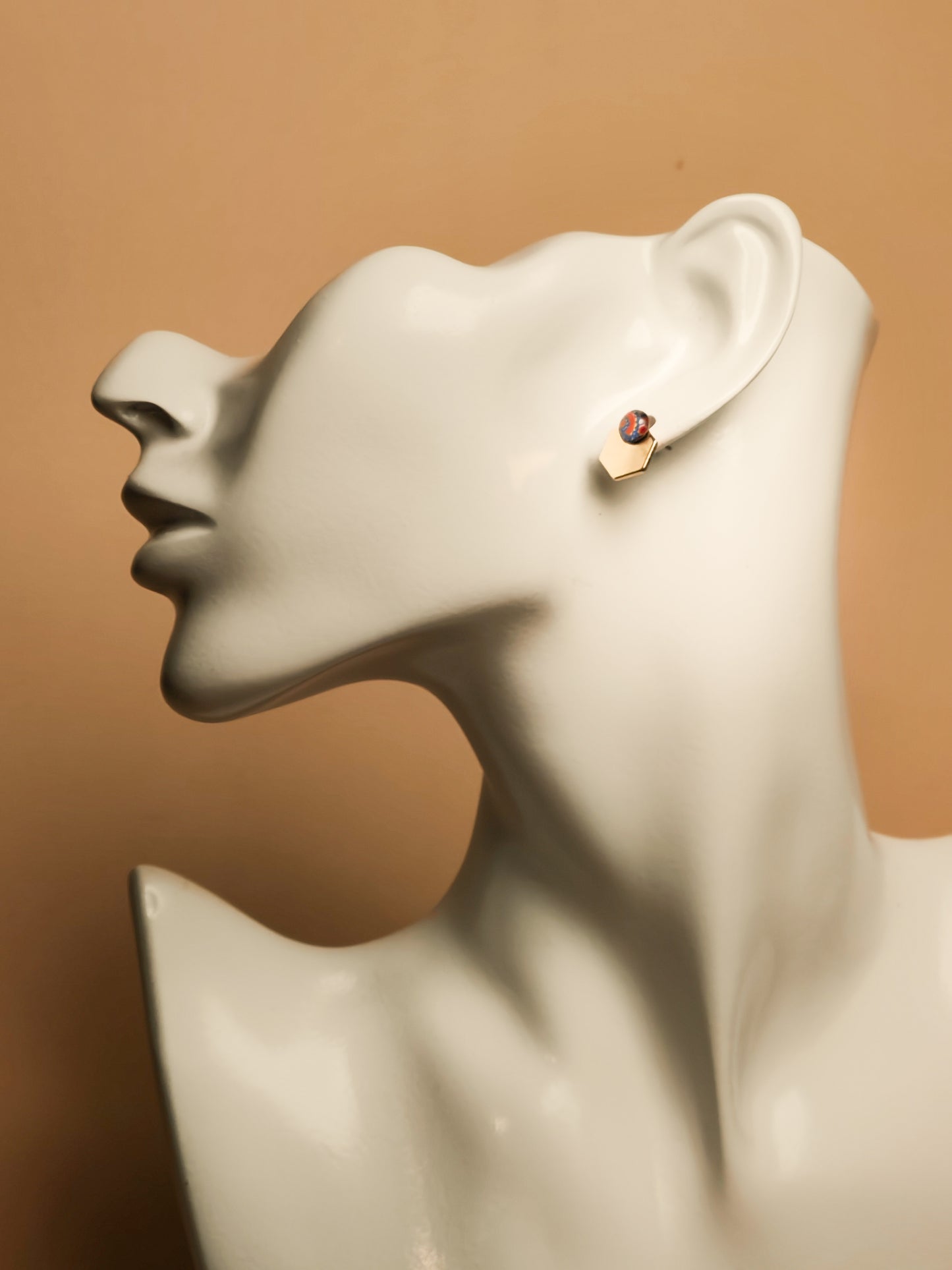 Boucles d’oreilles – Cachemire Doré