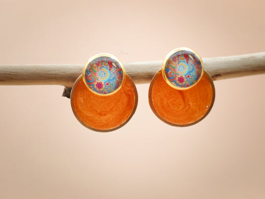 Boucles d’oreilles – Soleil Cachemire