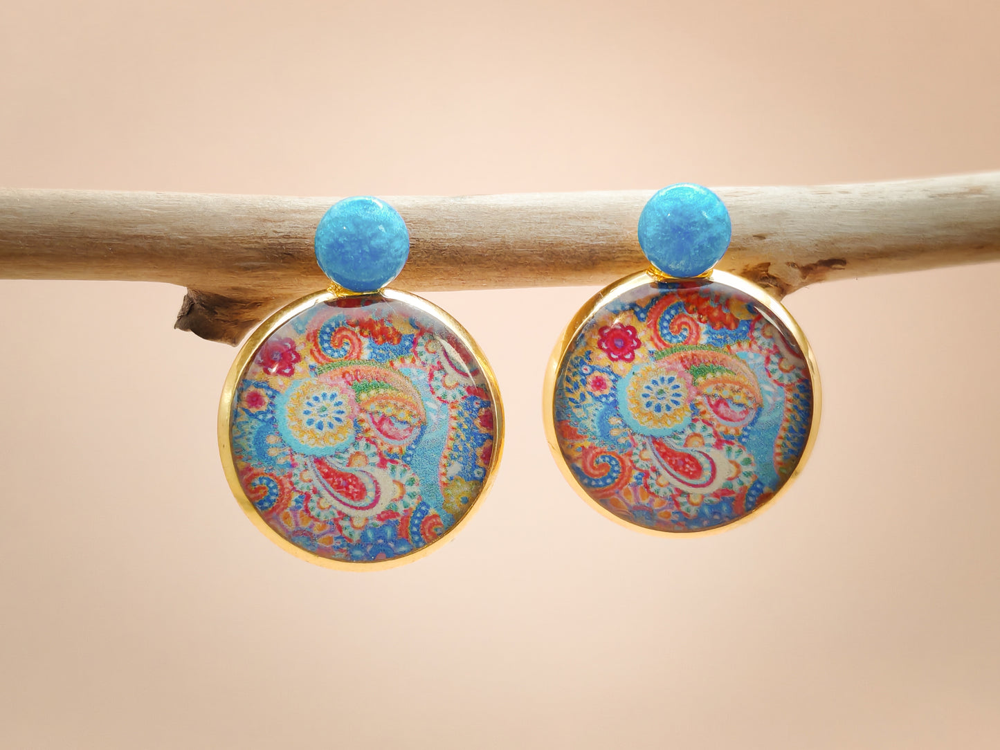 Boucles d’oreilles – Ciel Cachemire