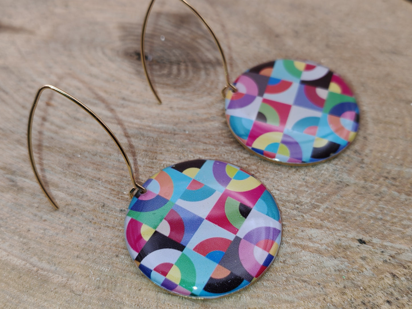 Boucles d’oreilles – Géométrie en mouvement