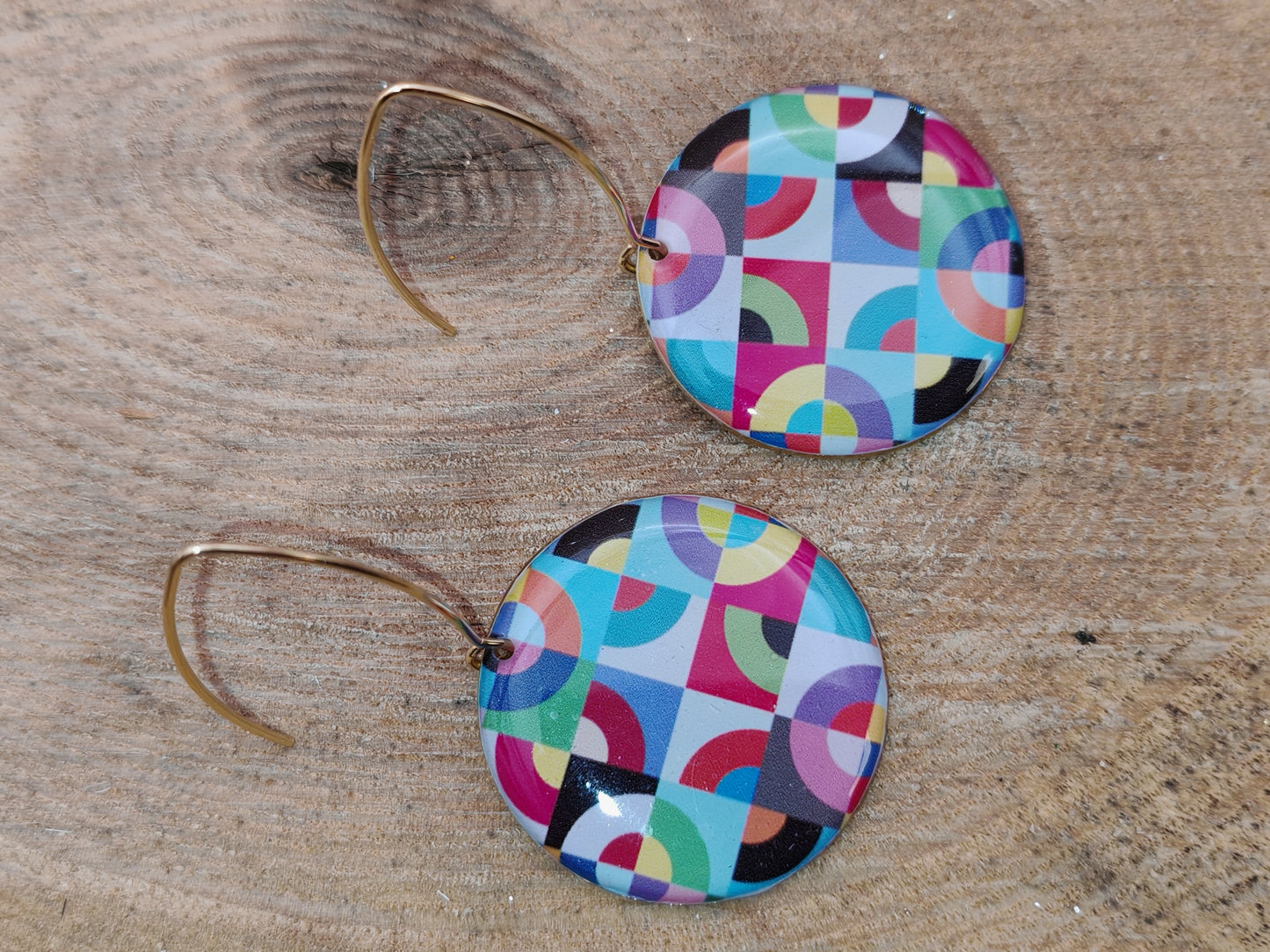 Boucles d’oreilles – Géométrie en mouvement