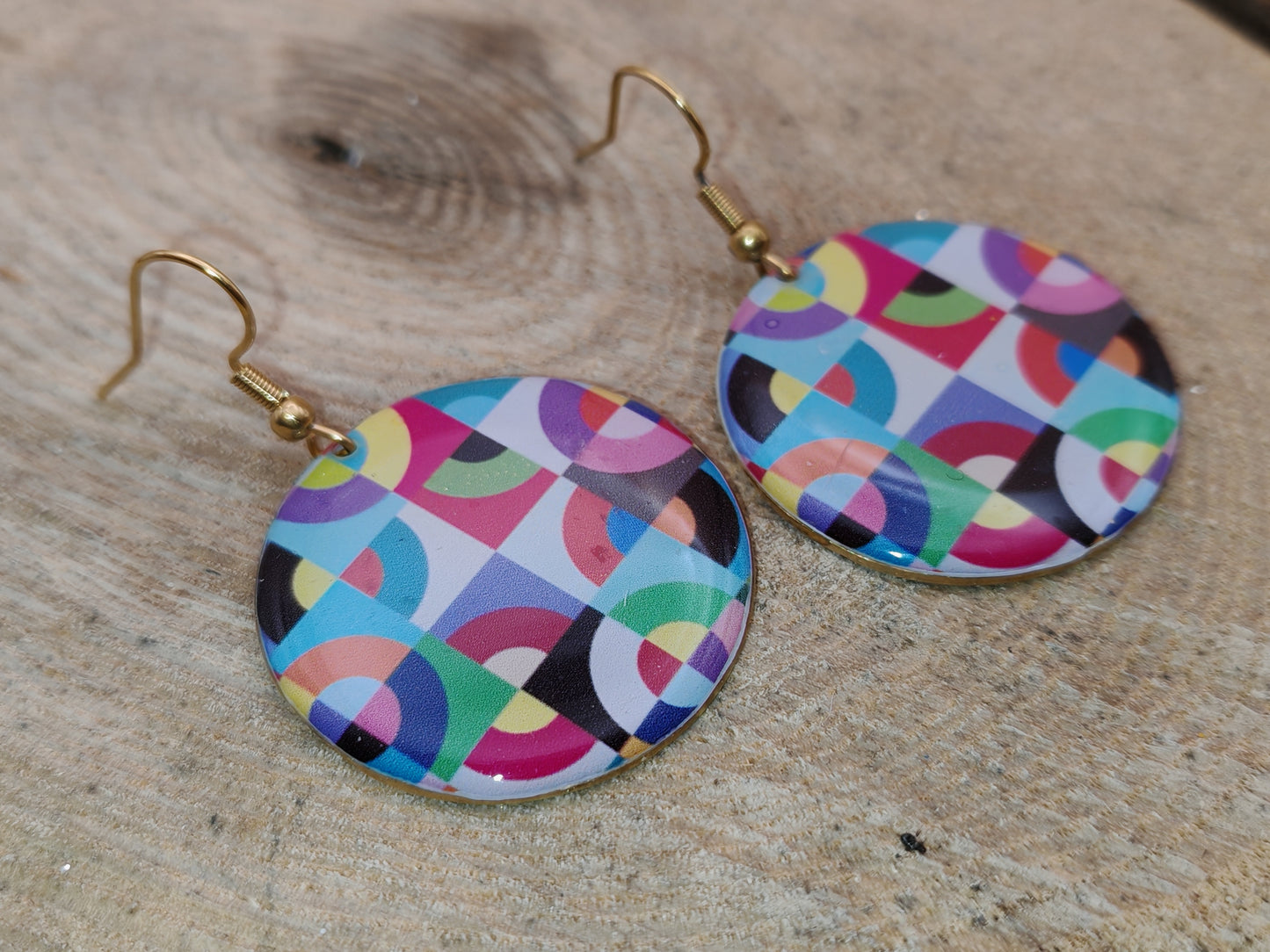 Boucles d’oreilles – Harmonie géométrique