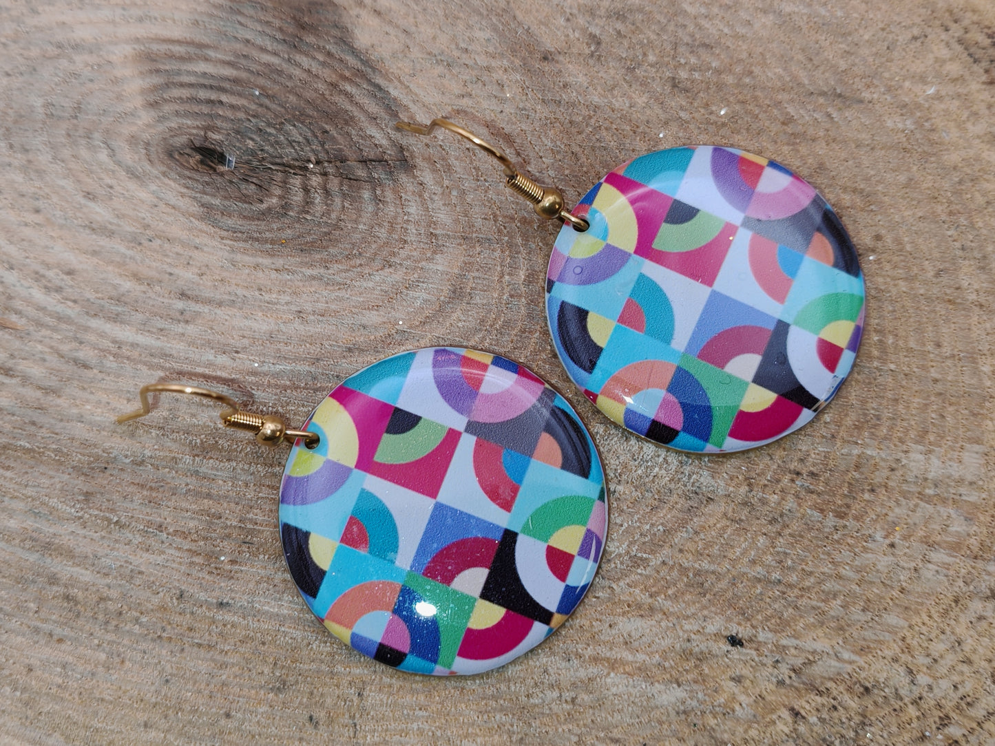 Boucles d’oreilles – Harmonie géométrique