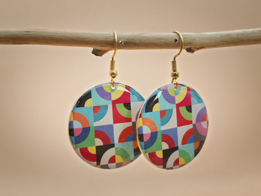Boucles d’oreilles – Harmonie géométrique