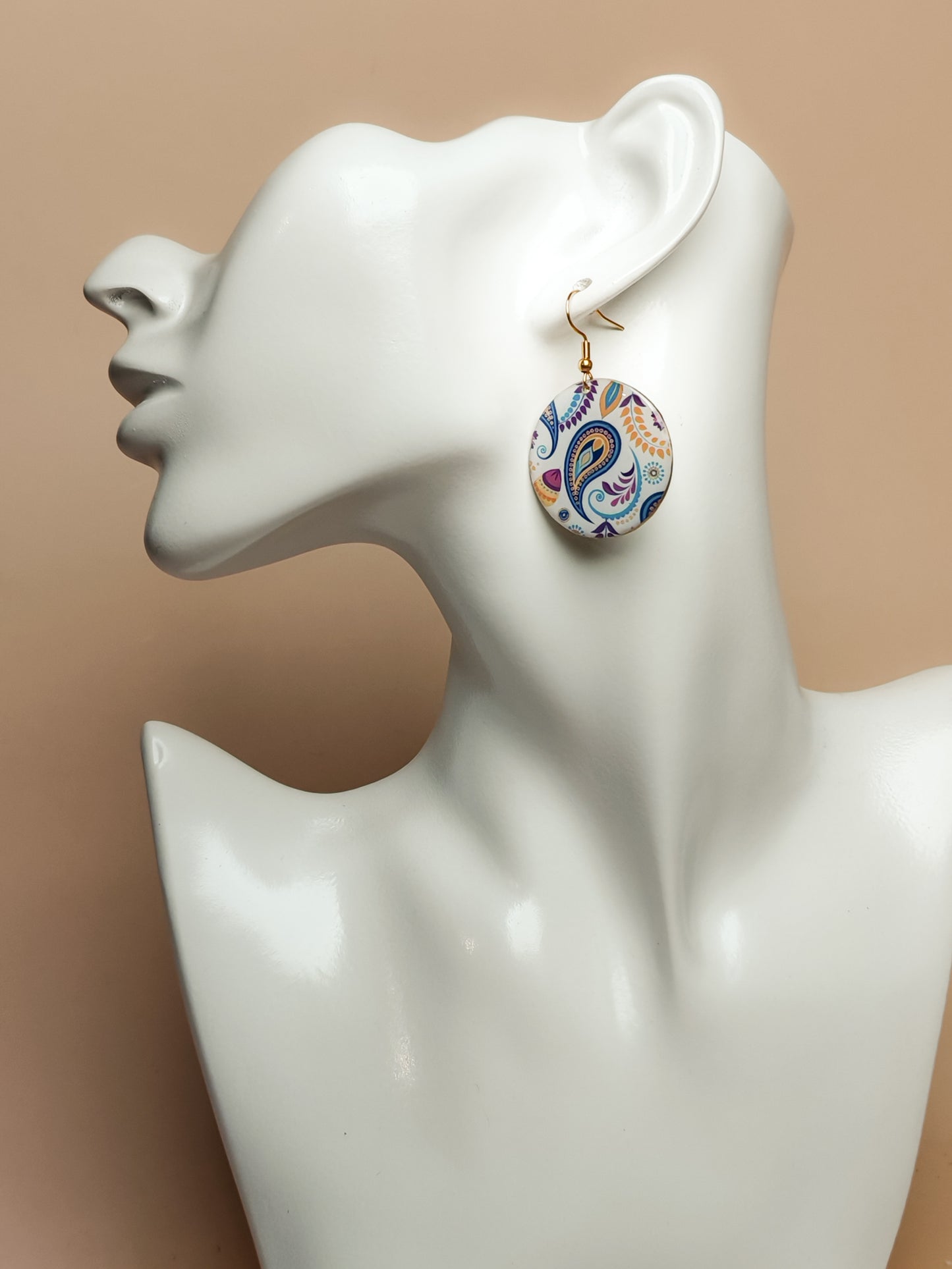 Boucles d’oreilles – Paisley délicat