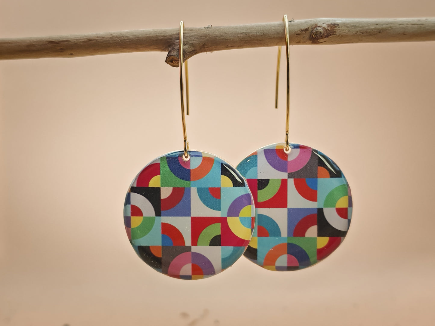 Boucles d’oreilles – Géométrie en mouvement