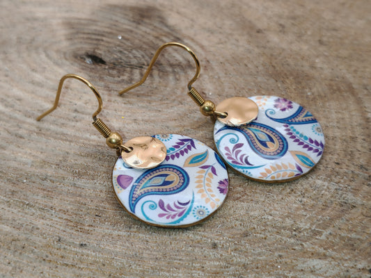 Boucles d’oreilles – Arabesques douces