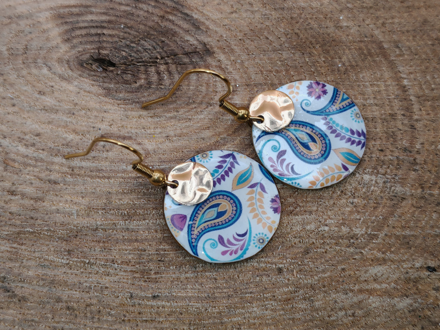 Boucles d’oreilles – Arabesques douces