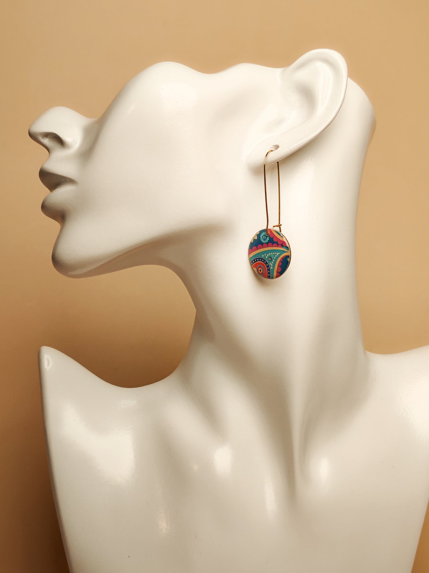 Boucles d’oreilles – Mosaïque solaire