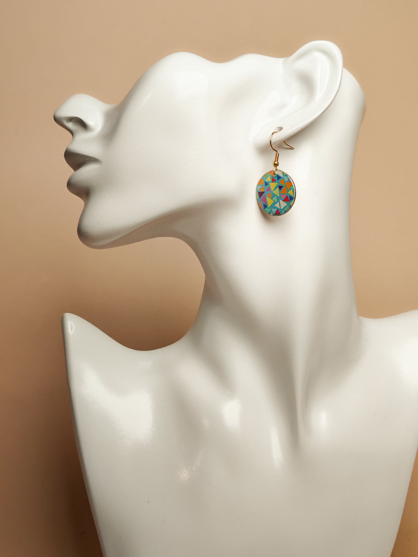 Boucles d’oreilles – Mosaïque solaire