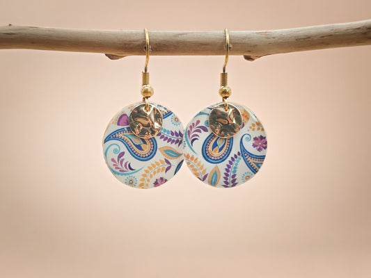 Boucles d’oreilles – Arabesques douces