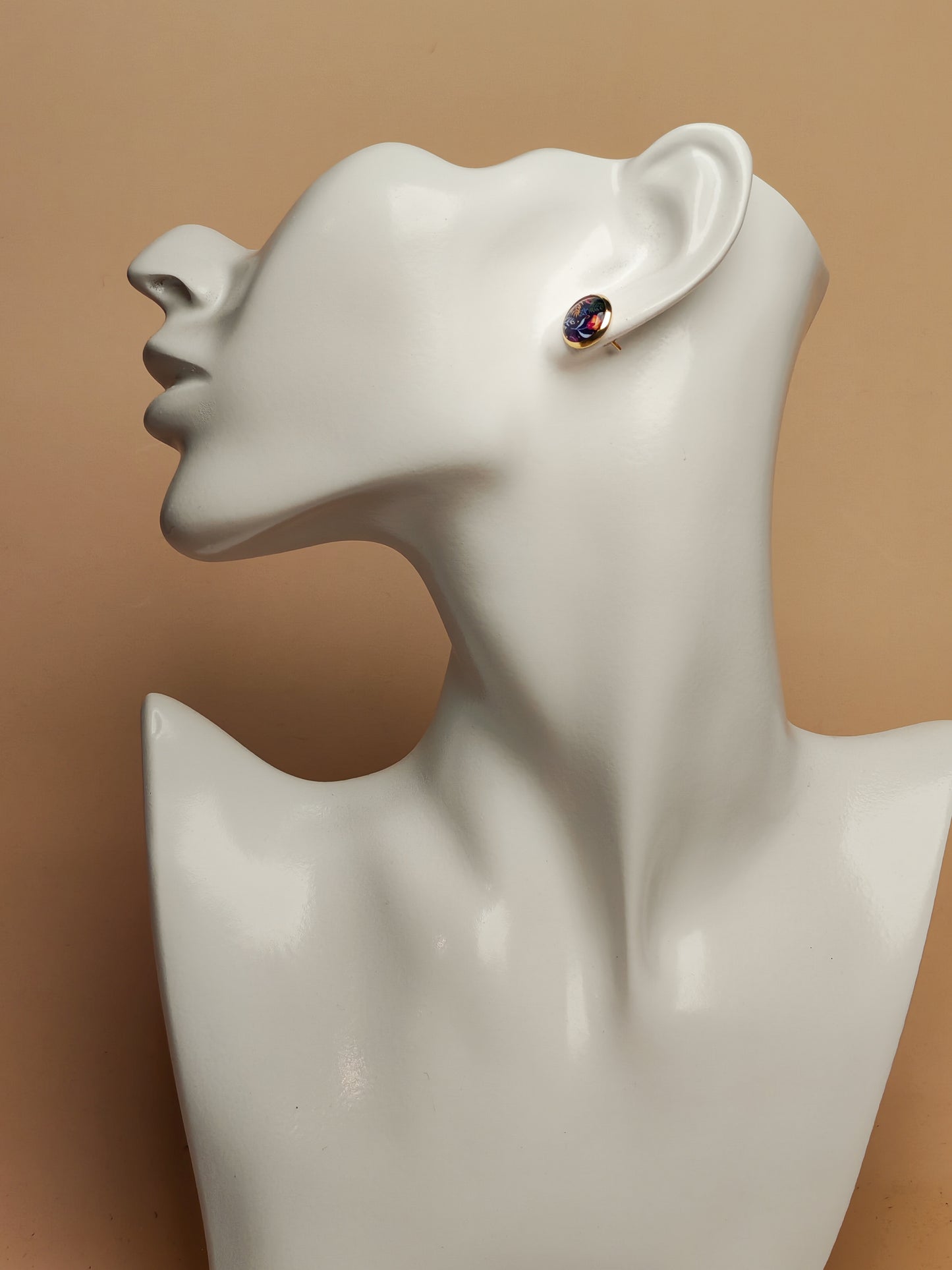 Clous cabochon de 10 mm – Feuillage nocturne coloré