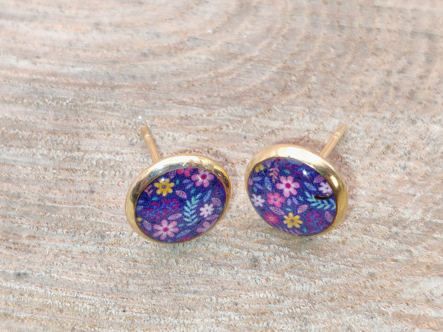 Clous cabochon de 8 mm – Prairie nocturne