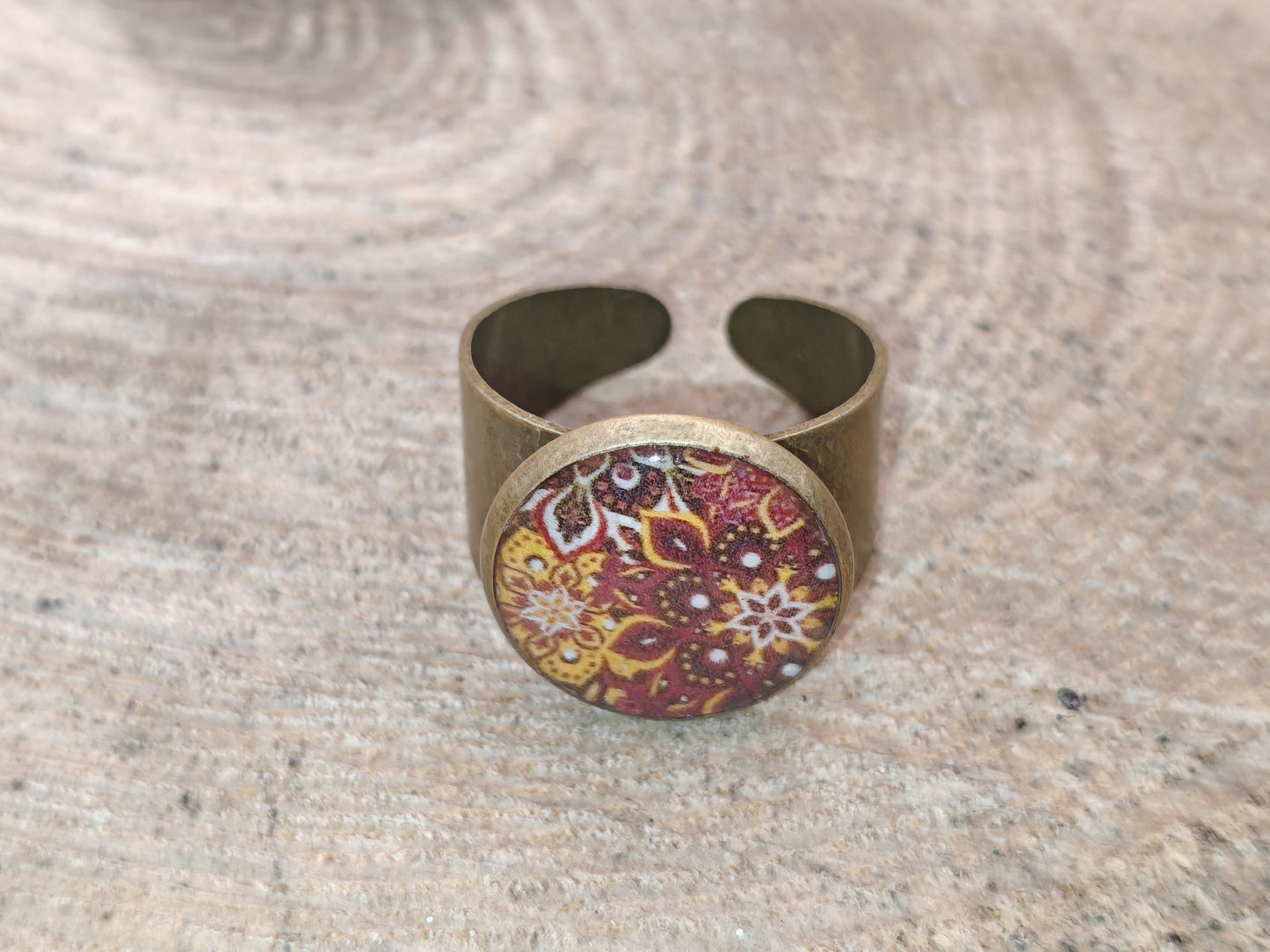 Ensemble bague + boucles d’oreilles – Fruits d’été