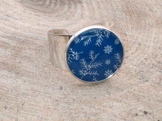 Bague – Flocons d’hiver